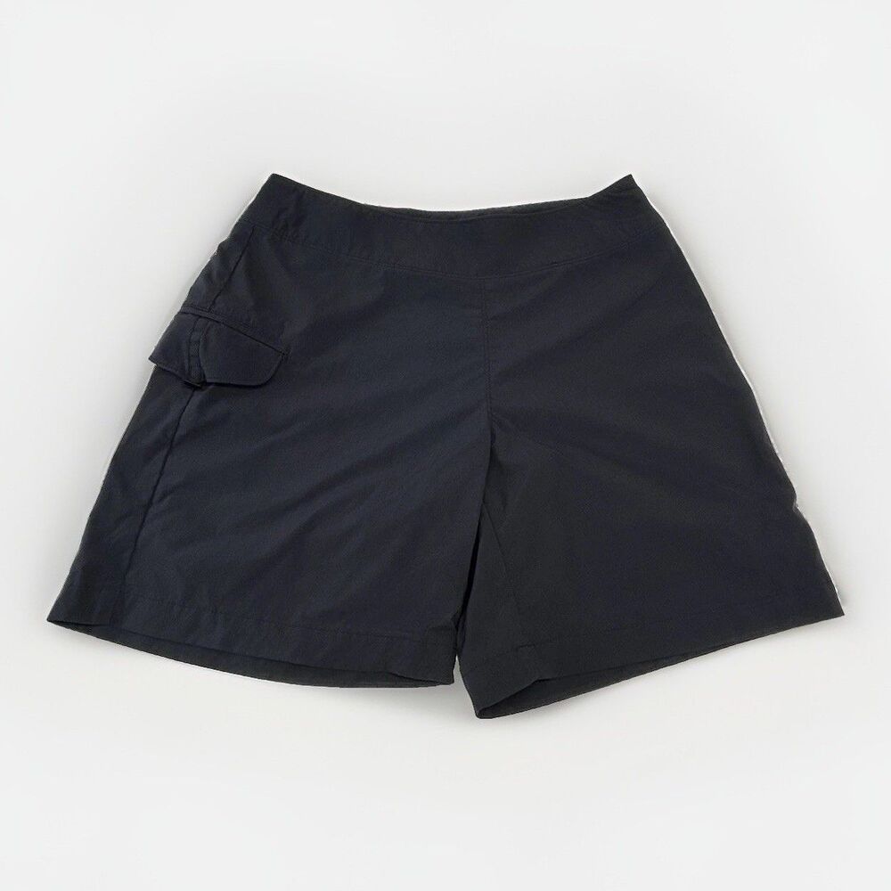 PATAGONIA Black Nylon Women's Side Zip Pocket Shorts Size-6